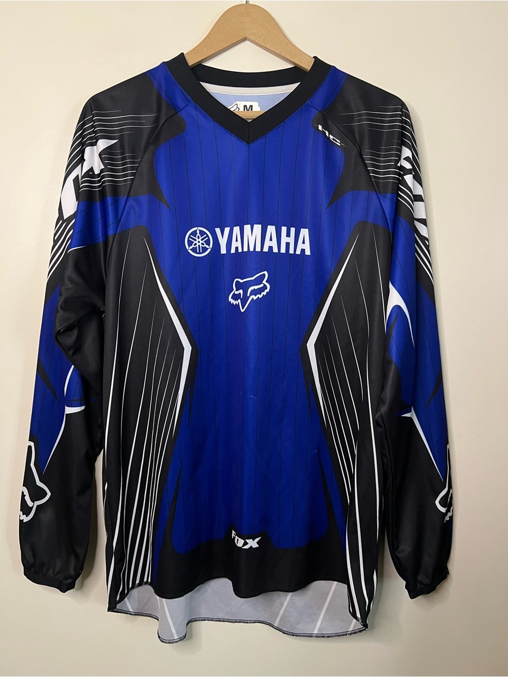 Vintage Y2K Fox Racing HC Team Yamaha Motocross Riding Jersey Size M *FLAWS*